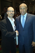 Diamond President Paul Tesini meets with Massachusetts Governor Duval Patrick at Advanced Manufacturing Summit, focus of summit was on improving competitiveness of US based manufacturing